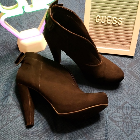 Guess Shoes - Guess TARRAH Black Bootie High Heel Shoes